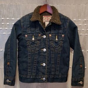 Kids True Religion Jeans Jacket insulated Sz M